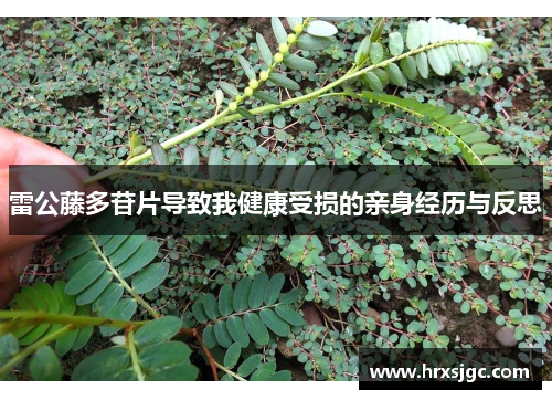 雷公藤多苷片导致我健康受损的亲身经历与反思